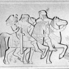 Stanisław Sikora - relief w pokoju wypoczynkowym przedstawiający scenę z polowania