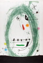 Joan Miró, Zielony wygnaniec, 1969