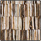 Drewniana tablica (2001) - materiał: różne drewno, gwoździe - wymiary: 412 x 216 x 18 cm