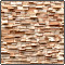 Drewniana tablica (2003) - materiał: różne drewno - wymiary: 220 x 220 x 16 cm